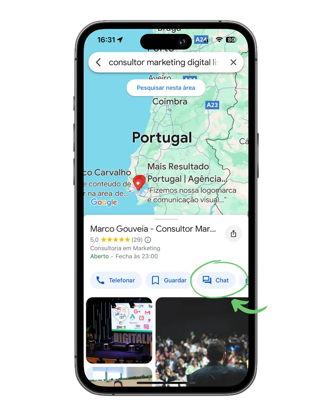 consultor marketing digital lisboa google maps